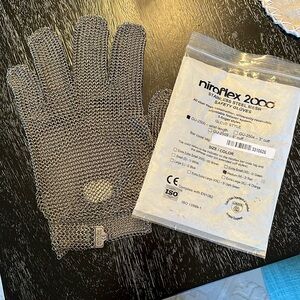 Niroflex 2000 stainless steel mesh safety glove GU-2500 size M